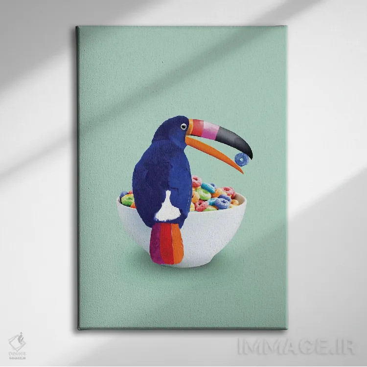 تابلو دکوراتیو "توقان غلات" اثر یوناس لوس - نمای روبهرو روی دیوار