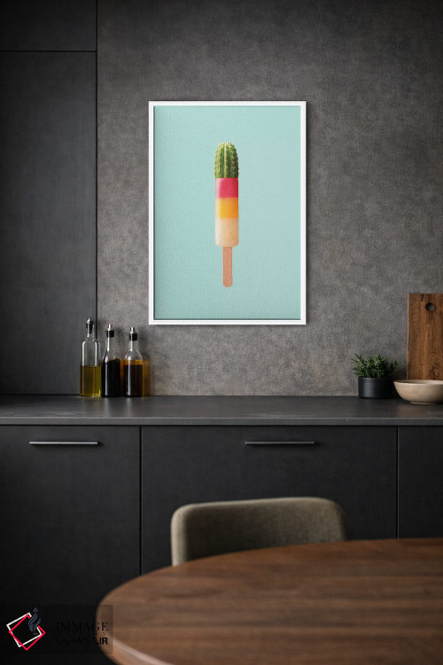 تابلو دکوراتیو "بستنی چوبی کاکتوس" اثر یوناس لوس - D1W