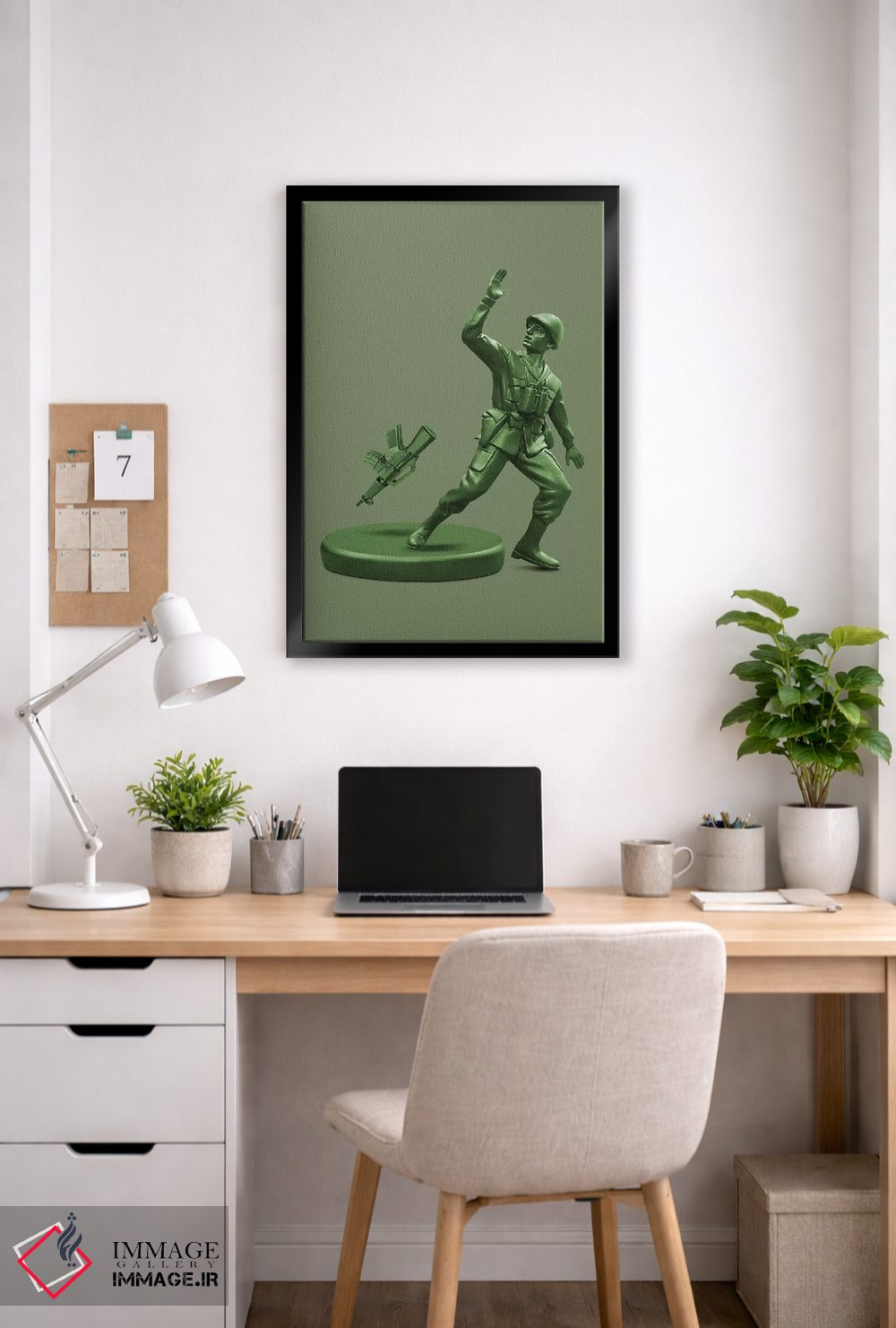 تابلو دکوراتیو "سرباز اسباب بازی" اثر یوناس لوس - D6B