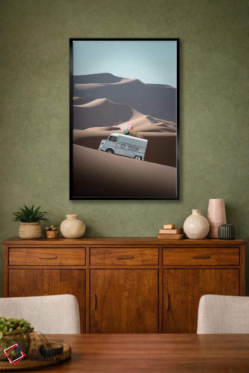 تابلو دکوراتیو "ون بستنی" اثر یوناس لوس - D2B