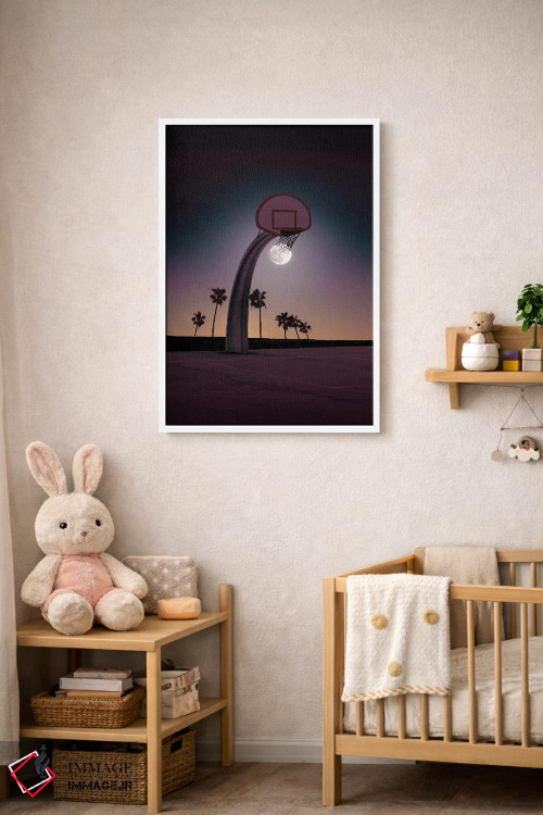 تابلو دکوراتیو "ماه سبدی" اثر یوناس لوس - D3W