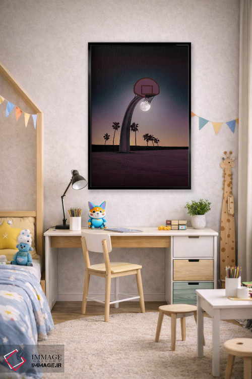 تابلو دکوراتیو "ماه سبدی" اثر یوناس لوس - D2B