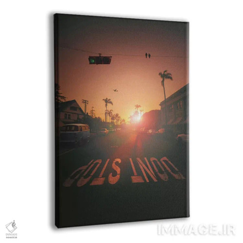 تابلو دکوراتیو "متوقف نشو" اثر یوناس لوس - نمای پرسپکتیو محصول