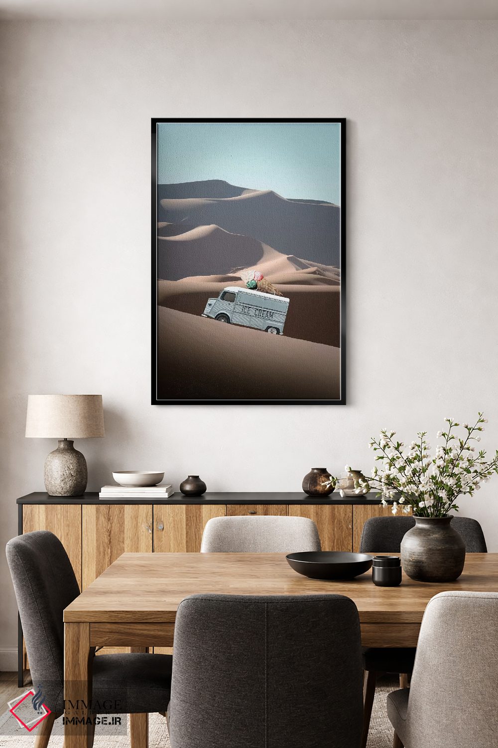 تابلو دکوراتیو "ون بستنی" اثر یوناس لوس - D6B