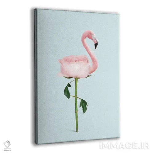 تابلو دکوراتیو "گل فلامینگو" اثر یوناس لوس - نمای پرسپکتیو محصول