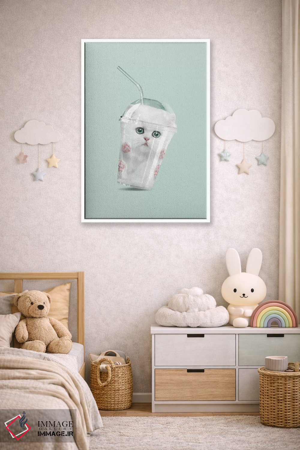 تابلو دکوراتیو "شیک گربه ای" اثر یوناس لوس - D4W