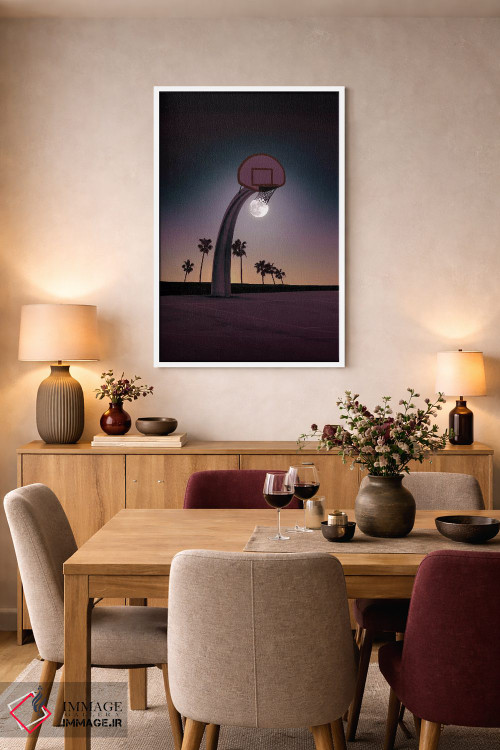 تابلو دکوراتیو "ماه سبدی" اثر یوناس لوس - D6W