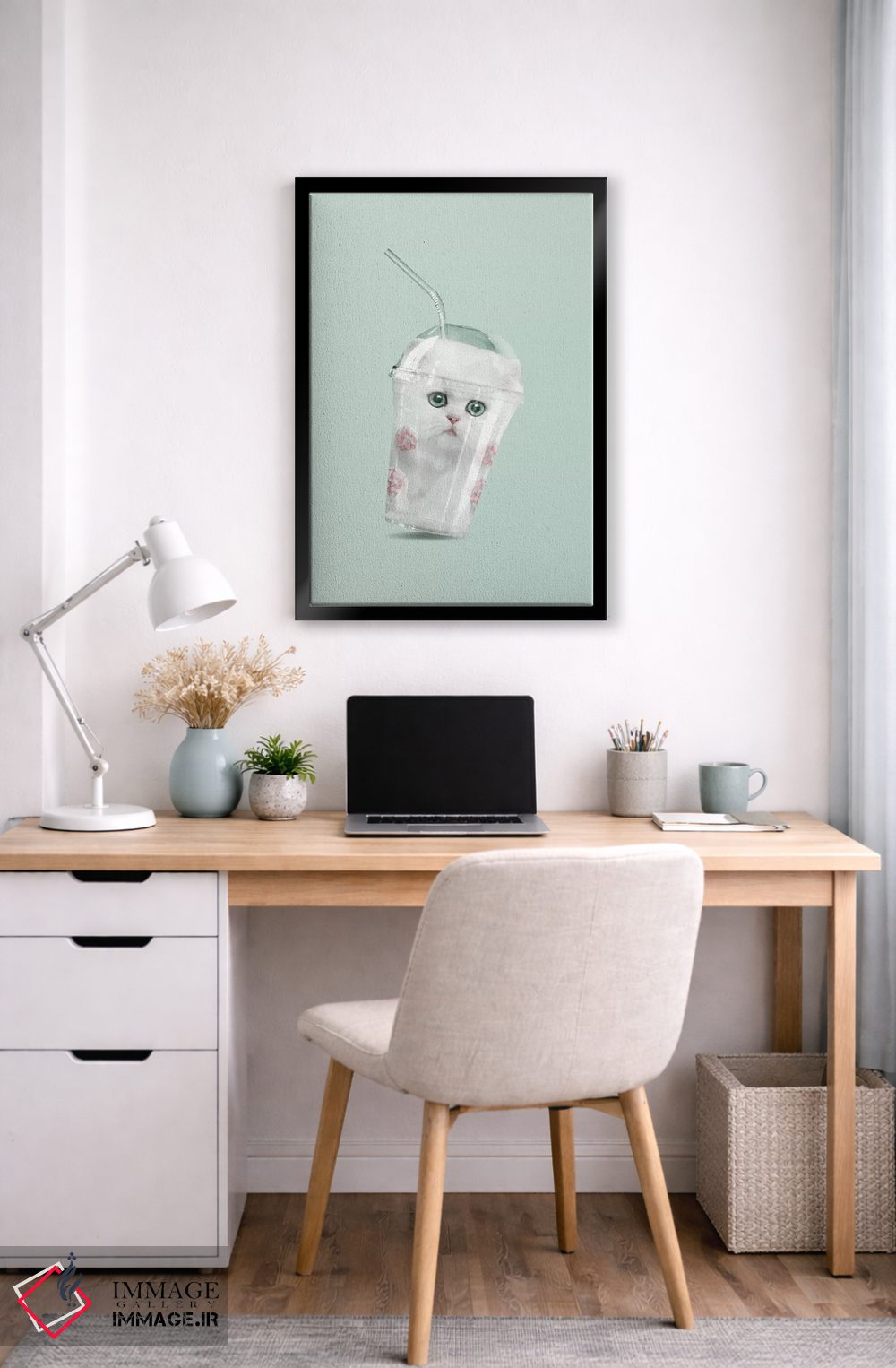 تابلو دکوراتیو "شیک گربه ای" اثر یوناس لوس - D5B