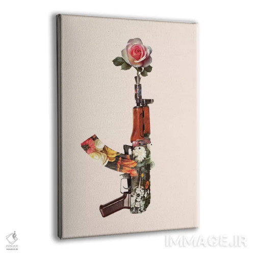 تابلو دکوراتیو "تفنگ گل" اثر یوناس لوس - نمای پرسپکتیو محصول