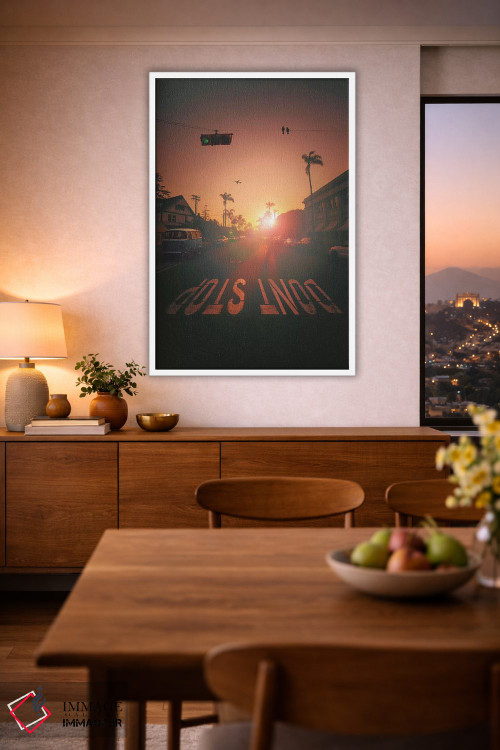 تابلو دکوراتیو "متوقف نشو" اثر یوناس لوس - D1W