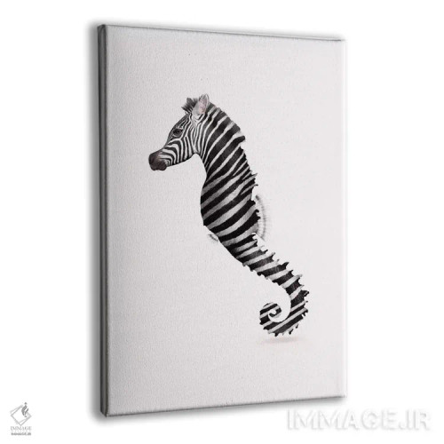 تابلو دکوراتیو "اسب دریایی" اثر یوناس لوس - نمای پرسپکتیو محصول