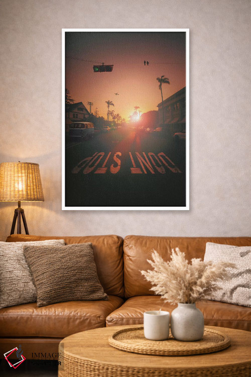 تابلو دکوراتیو "متوقف نشو" اثر یوناس لوس - D3W