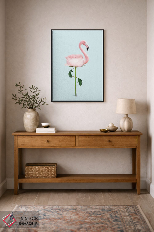 تابلو دکوراتیو "گل فلامینگو" اثر یوناس لوس - D2B