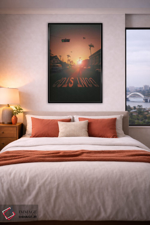 تابلو دکوراتیو "متوقف نشو" اثر یوناس لوس - D5B