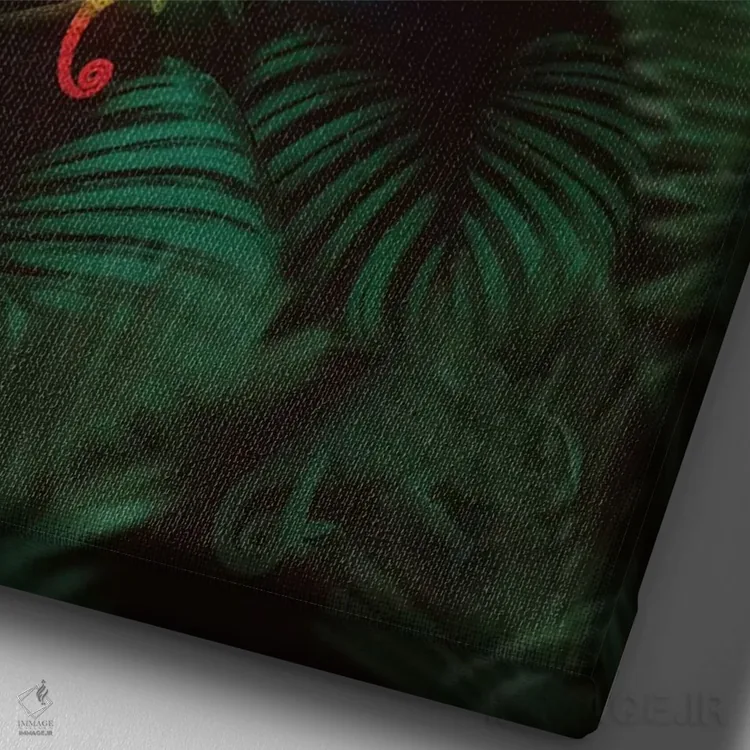 تابلو دکوراتیو "افتخار به متفاوت بودن" اثر یوناس لوس - نمای نزدیک بافت بوم