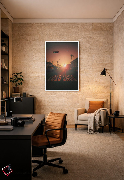 تابلو دکوراتیو "متوقف نشو" اثر یوناس لوس - D6W