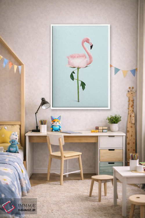 تابلو دکوراتیو "گل فلامینگو" اثر یوناس لوس - D1W