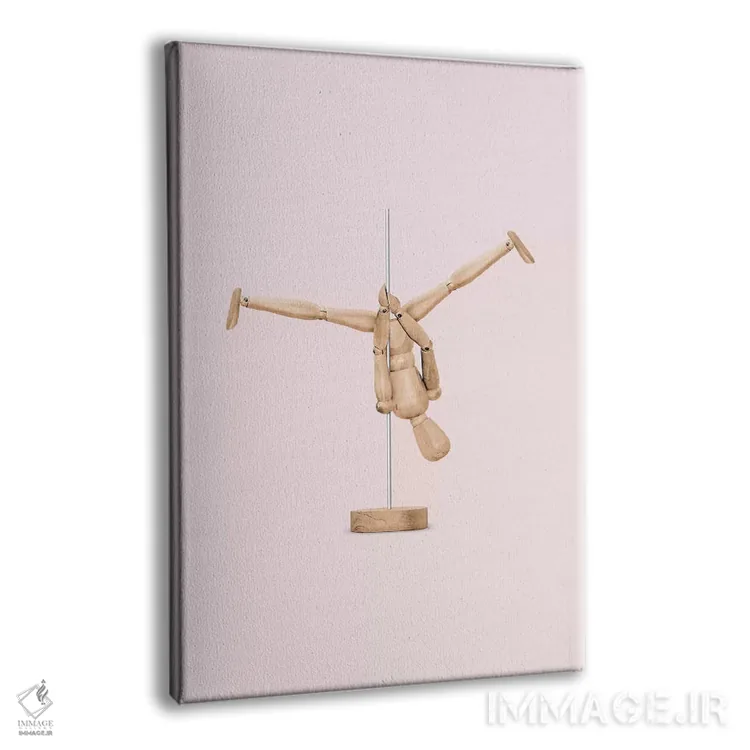 تابلو دکوراتیو "مانکن رقص میله ای" اثر یوناس لوس - نمای پرسپکتیو محصول