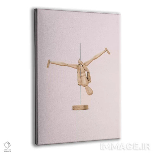 تابلو دکوراتیو "مانکن رقص میله ای" اثر یوناس لوس - نمای پرسپکتیو محصول