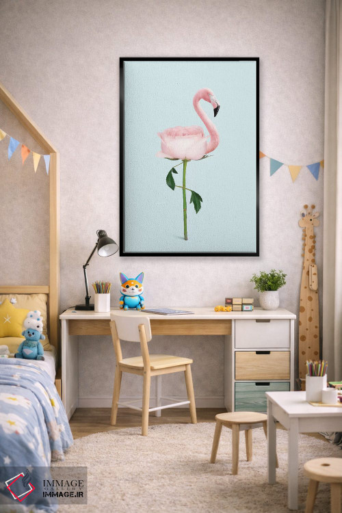 تابلو دکوراتیو "گل فلامینگو" اثر یوناس لوس - D3B
