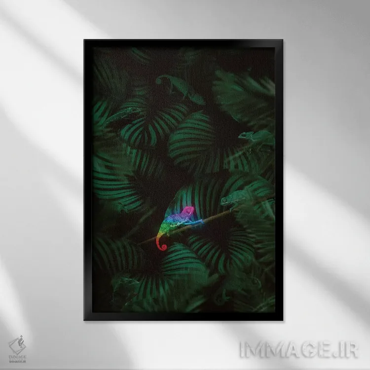 تابلو دکوراتیو "افتخار به متفاوت بودن" اثر یوناس لوس - نمای قابدار مشکی