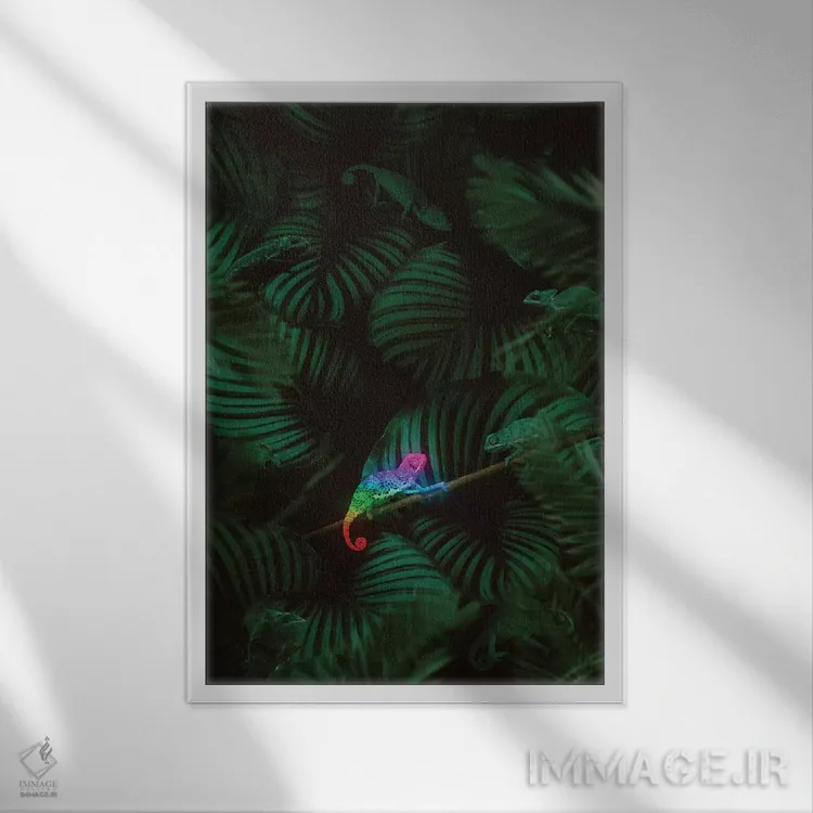 تابلو دکوراتیو "افتخار به متفاوت بودن" اثر یوناس لوس - نمای قابدار سفید