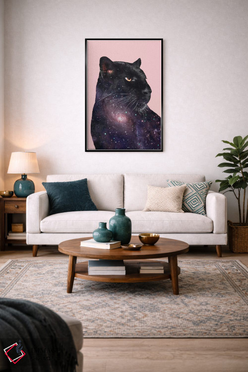 تابلو دکوراتیو "پلنگ کهکشانی" اثر یوناس لوس - D5B