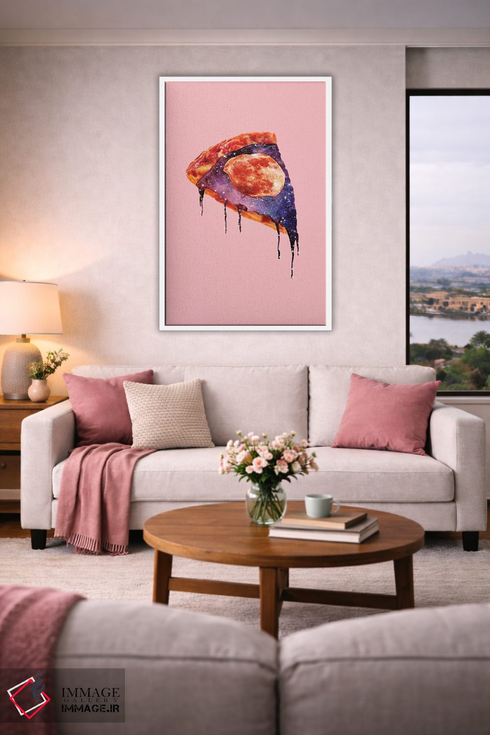 تابلو دکوراتیو "پیتزای کهکشانی" اثر یوناس لوس - D2W