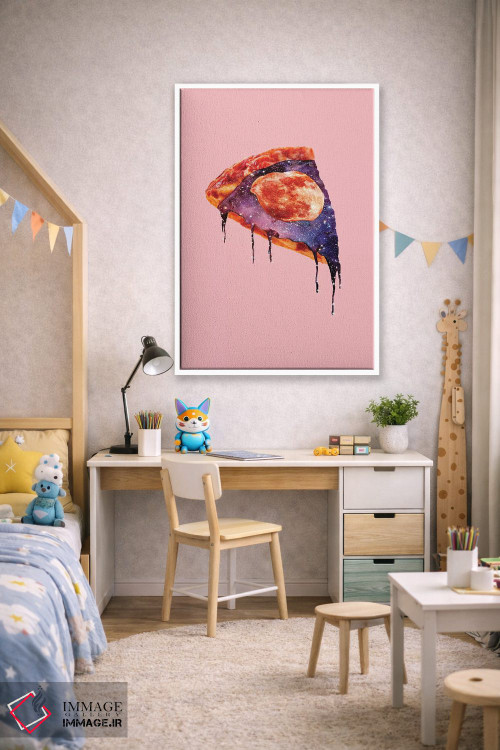 تابلو دکوراتیو "پیتزای کهکشانی" اثر یوناس لوس - D1W