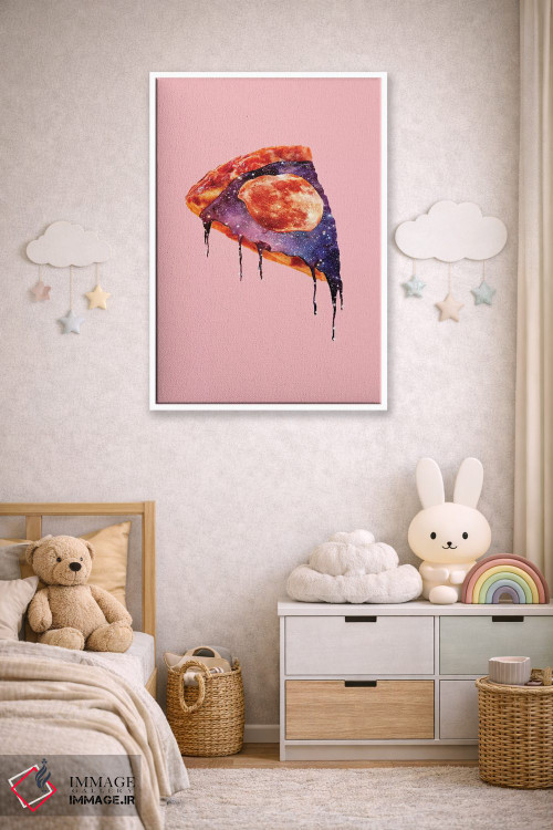تابلو دکوراتیو "پیتزای کهکشانی" اثر یوناس لوس - D3W