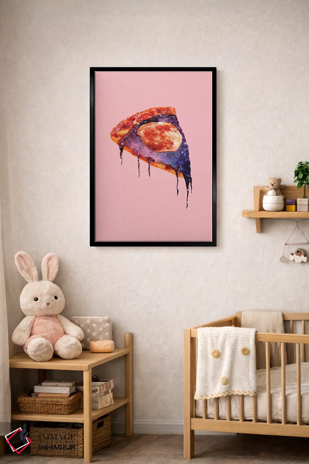 تابلو دکوراتیو "پیتزای کهکشانی" اثر یوناس لوس - D4B