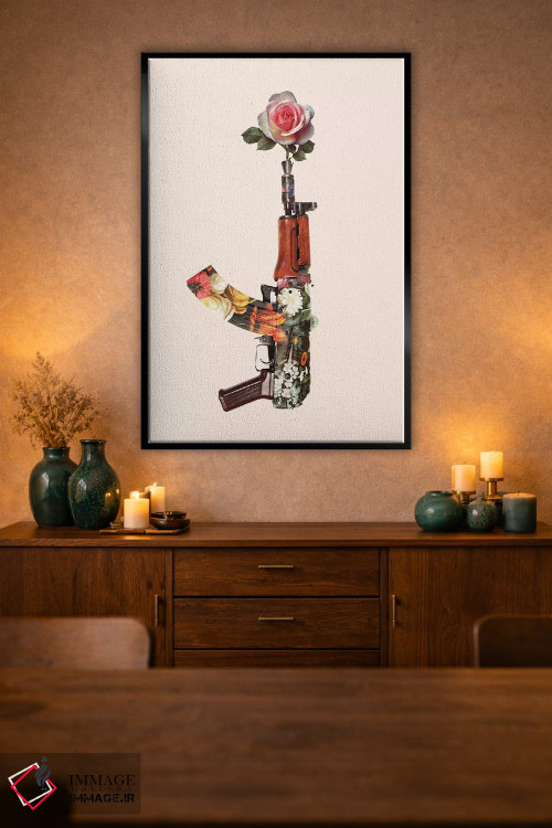 تابلو دکوراتیو "تفنگ گل" اثر یوناس لوس - D1B