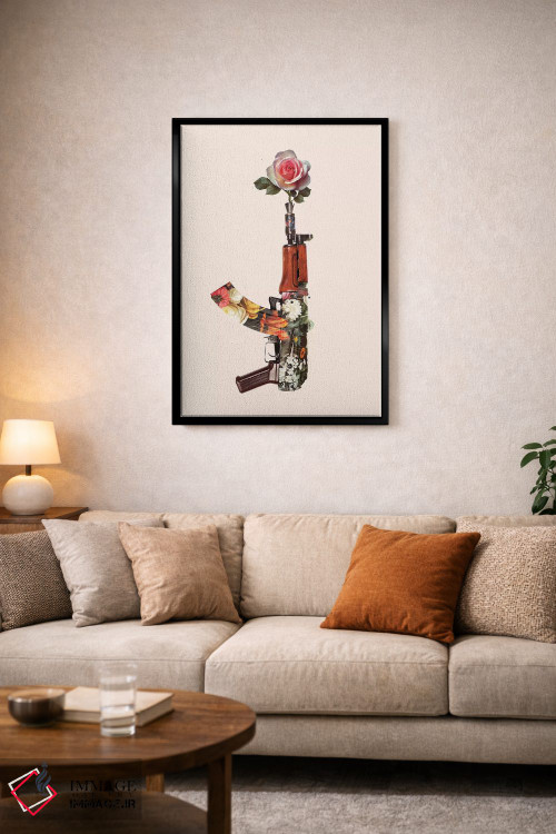 تابلو دکوراتیو "تفنگ گل" اثر یوناس لوس - D3B