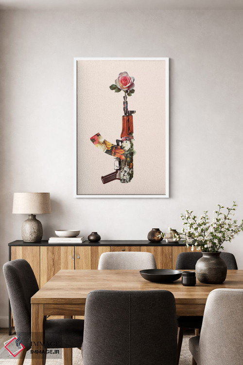 تابلو دکوراتیو "تفنگ گل" اثر یوناس لوس - D2W