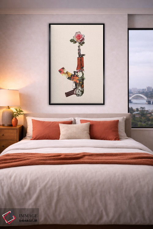 تابلو دکوراتیو "تفنگ گل" اثر یوناس لوس - D4B