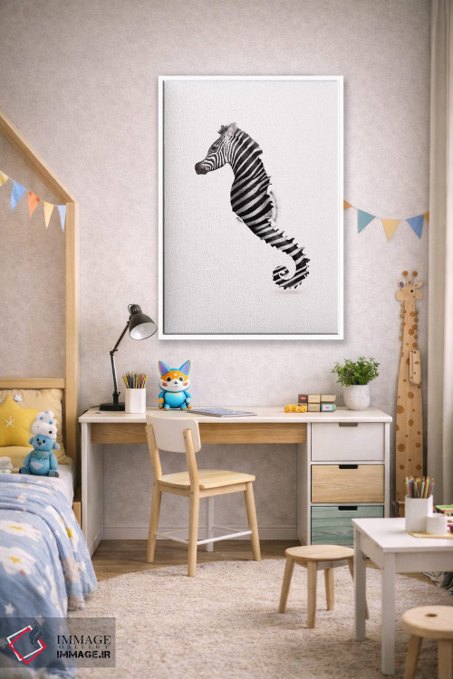 تابلو دکوراتیو "اسب دریایی" اثر یوناس لوس - D1W