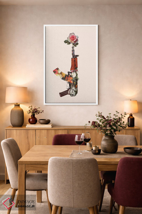 تابلو دکوراتیو "تفنگ گل" اثر یوناس لوس - D6W