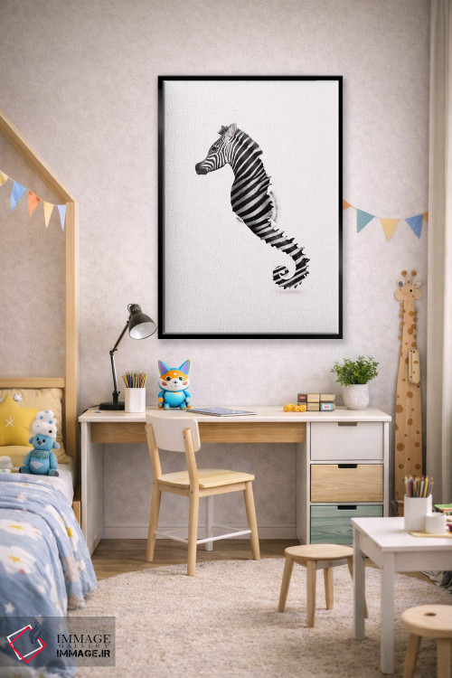 تابلو دکوراتیو "اسب دریایی" اثر یوناس لوس - D2B