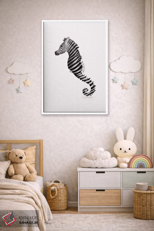 تابلو دکوراتیو "اسب دریایی" اثر یوناس لوس - D3W