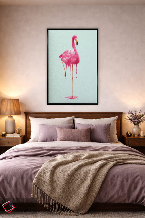 تابلو دکوراتیو "فلامینگوی ذوب شونده" اثر یوناس لوس - D5B