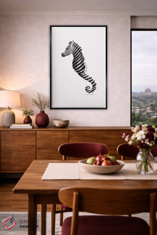 تابلو دکوراتیو "اسب دریایی" اثر یوناس لوس - D5B