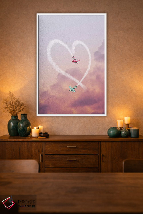 تابلو دکوراتیو "عشق در هواست" اثر یوناس لوس - D1W
