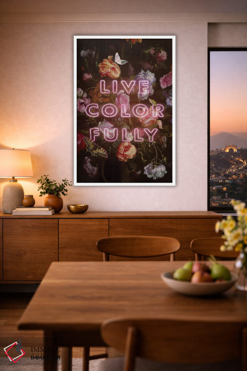 تابلو دکوراتیو "زندگی رنگارنگ" اثر یوناس لوس - D1W