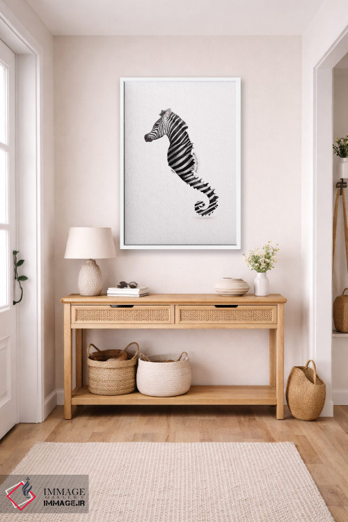 تابلو دکوراتیو "اسب دریایی" اثر یوناس لوس - D6W