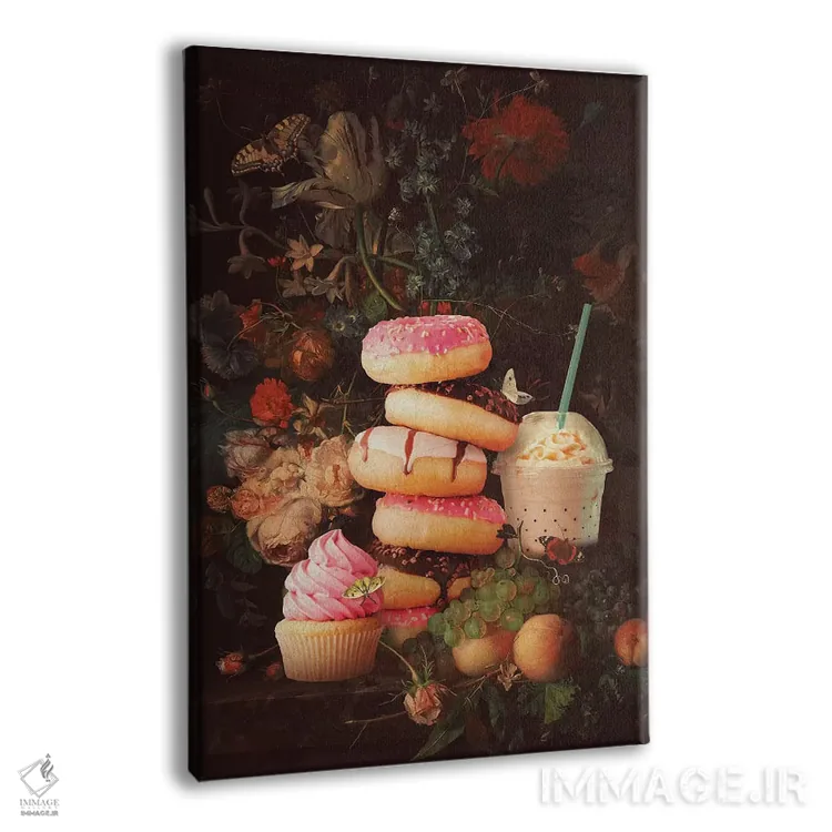 تابلو دکوراتیو "دسته گل شیرین" اثر یوناس لوس - نمای پرسپکتیو محصول