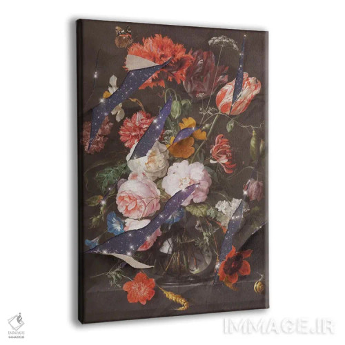 تابلو دکوراتیو "گل های کهکشان" اثر یوناس لوس - نمای پرسپکتیو محصول