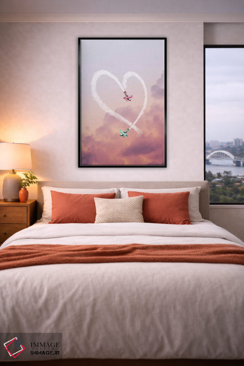 تابلو دکوراتیو "عشق در هواست" اثر یوناس لوس - D5B