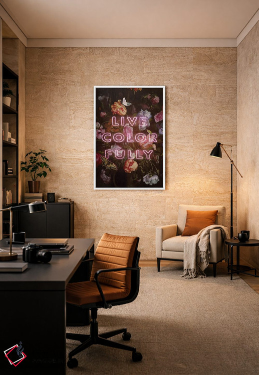 تابلو دکوراتیو "زندگی رنگارنگ" اثر یوناس لوس - D6W