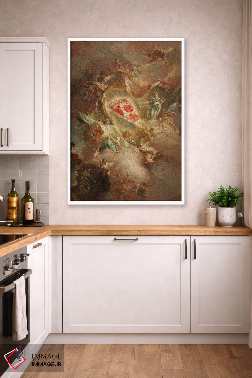 تابلو دکوراتیو "پیتزای مقدس" اثر یوناس لوس - D4W