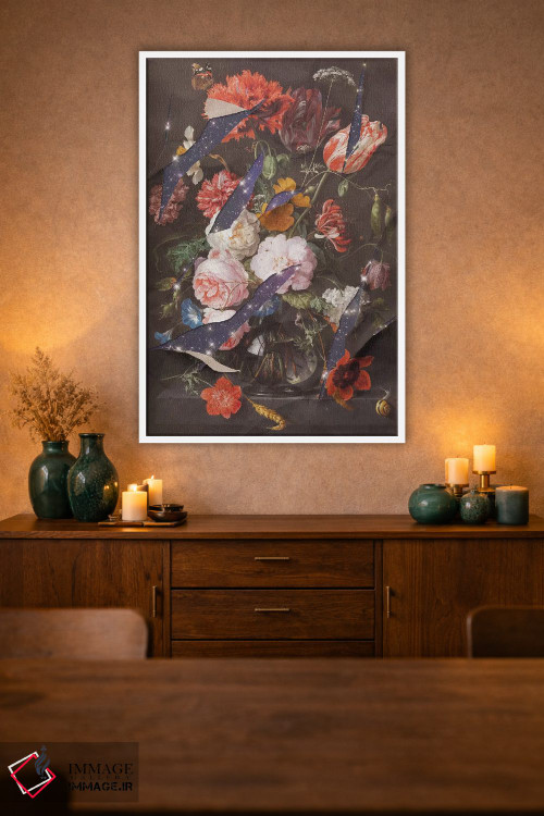 تابلو دکوراتیو "گل های کهکشان" اثر یوناس لوس - D1W